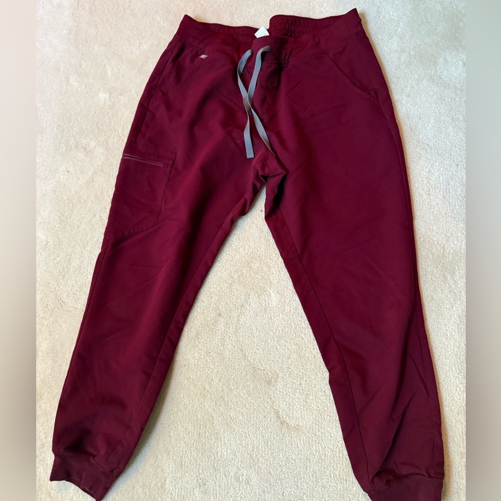 Women’s Figs Burgundy Jogger Pants